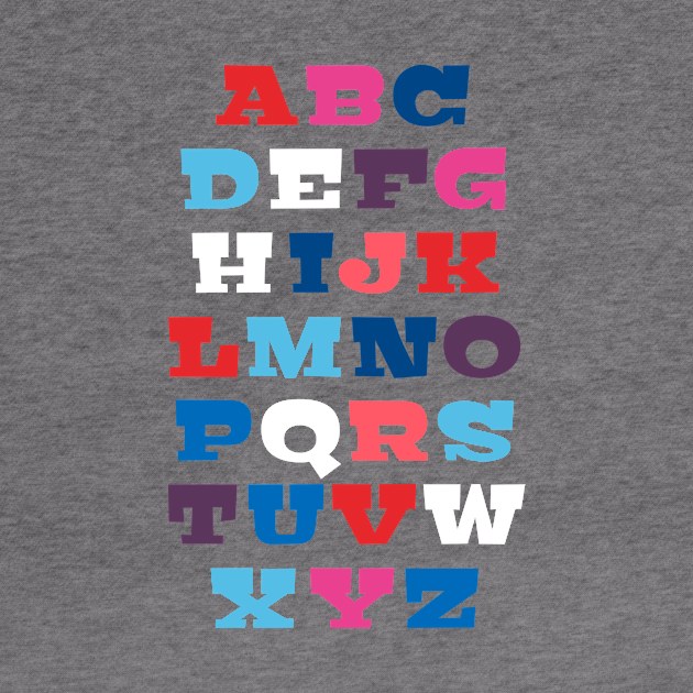 ABC alphabet - letters from A to Z by Piakolle